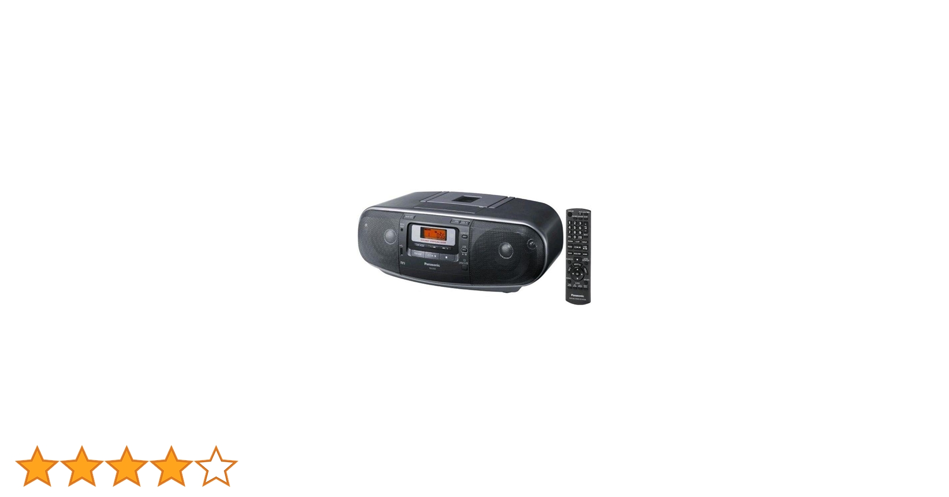 Panasonic RX-D55GC-K Boombox - High Power Portable Stereo AM